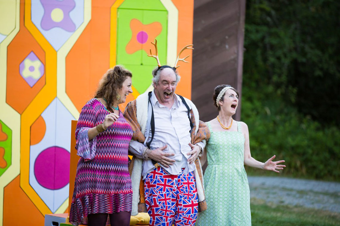 Annie Lareau, Charles Leggett, and Eleanor Moseley in The Merry Wives of Windsor