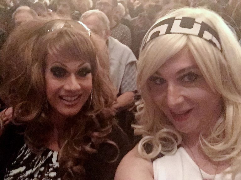 Drag Queens Cassie O Hara and Anita Goodmann on Kinky Boots Encore