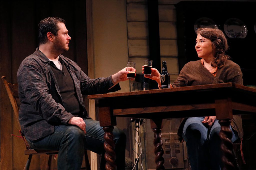MJ Sieber and Emily Chisholm in Outside Mullingar at Seattle Rep