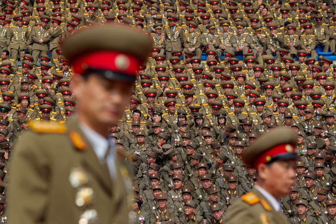 photo of North Korean soldiers
