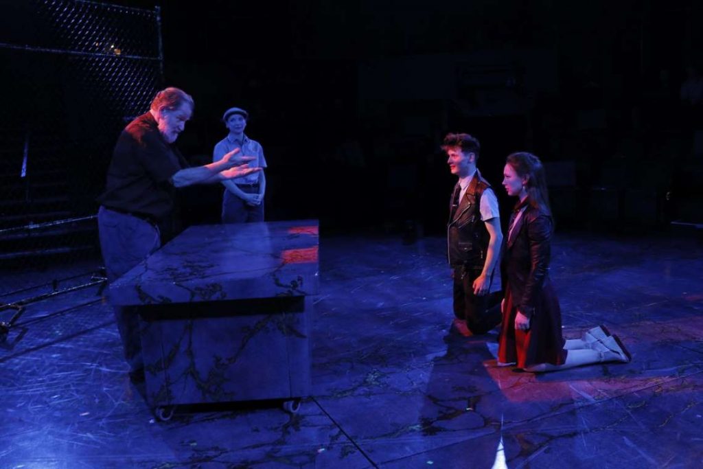 Howie Seago, Lindsay W. Evans, Joshua Castille and Gabriella O’ Fallon in 'Romeo & Juliet' at ACT.