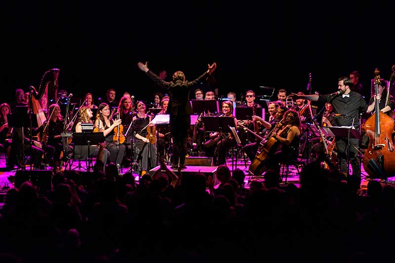 Seattle Rock Orchestra performing
