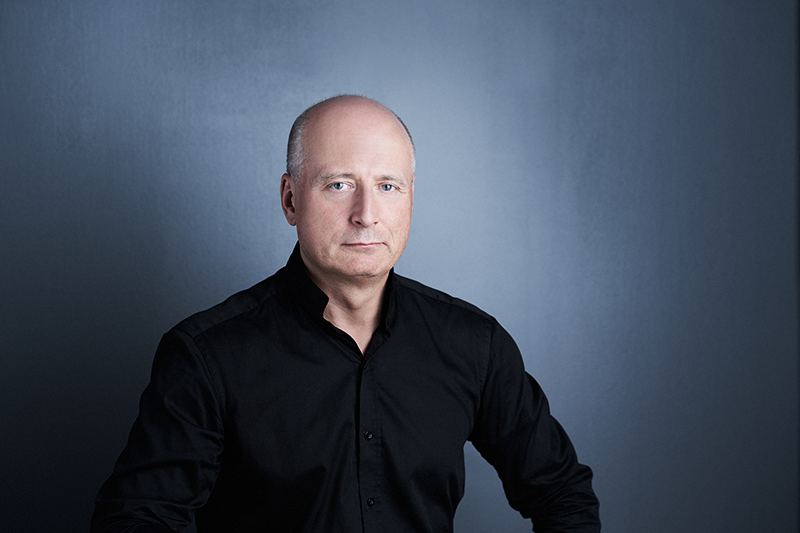 A press photo of Paavo Jarvi
