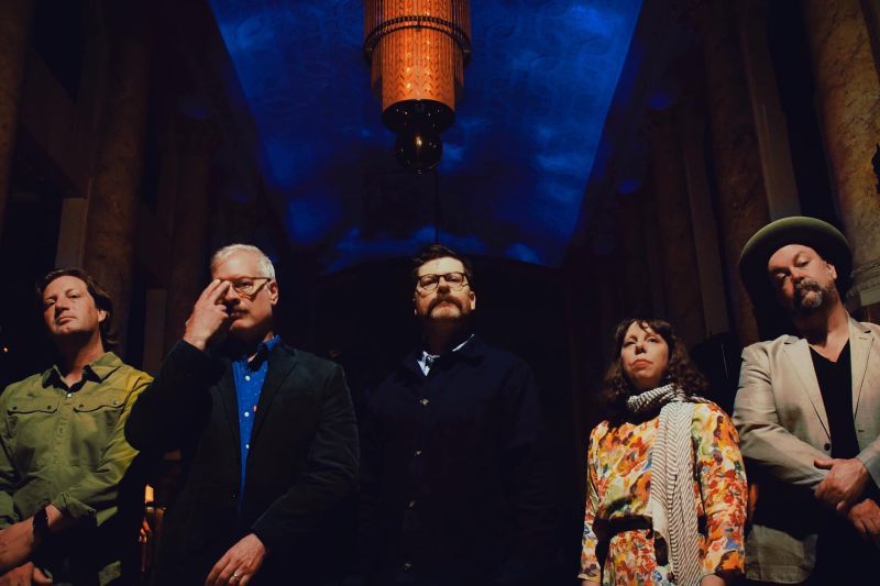 A press shot of the Decemberists.